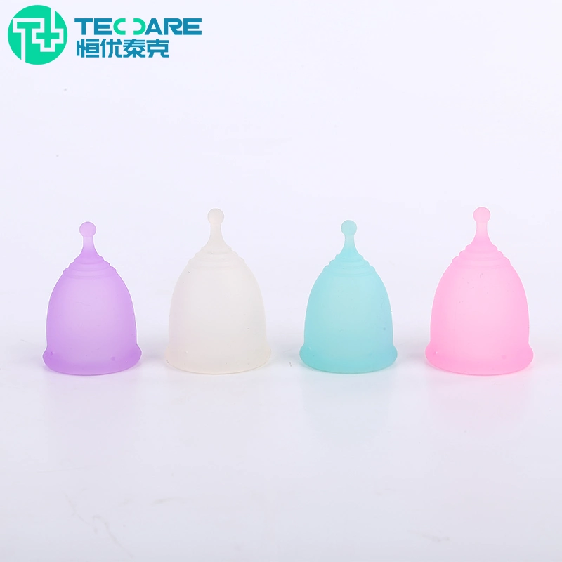 FDA/LFGB/RoHS Approval Hot Selling Medical Silicone Woman Care Menstrual Cup