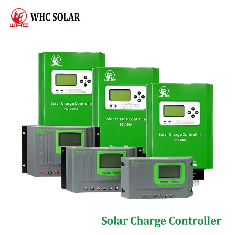 WHC contrôleur de charge de batterie solaire d'alimentation d'usine 50A PWM pour Vente en gros