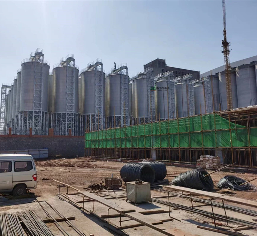 40 toneladas de almacenamiento de grano pequeño Silo de acero para la agricultura