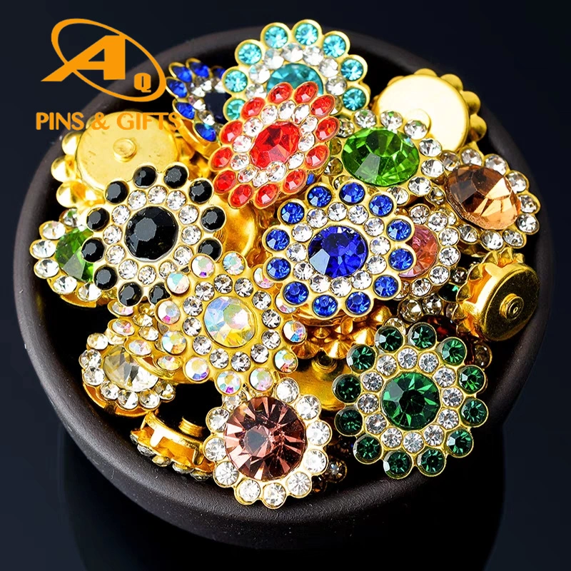 Mayorista de moda 1688 Yantuo Bling Varios colores Piedra de cristal en forma de Bling sin plomo sin hotfix para dientes Joyería de disfraces Hallazgos de joyería