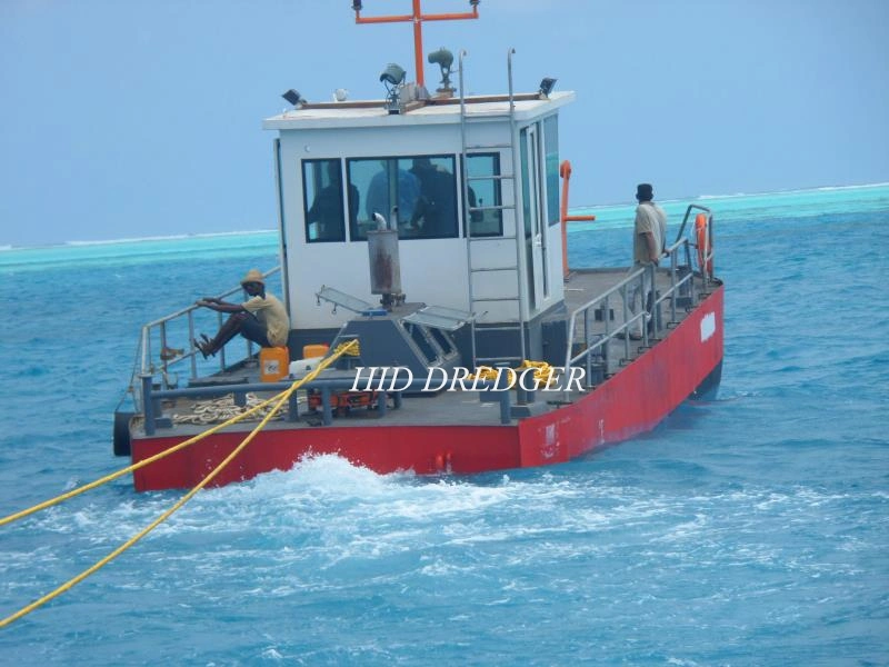 30t Capacity Diesel Engine Work Boat for Assisting Dredgers for Anchoring