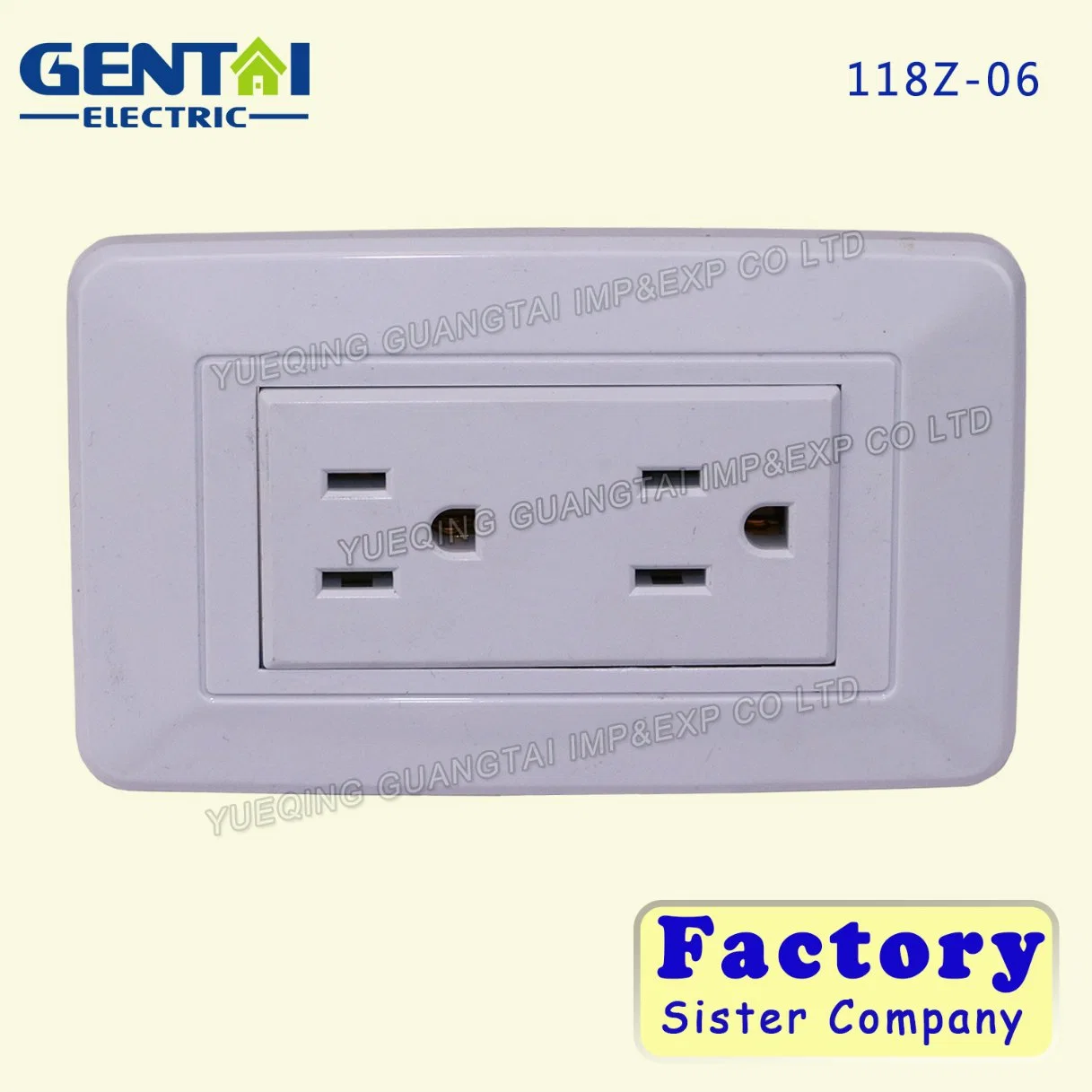 South American Modern 3 Pin 6 Pin Socket Wall Switch and Socket Outlet