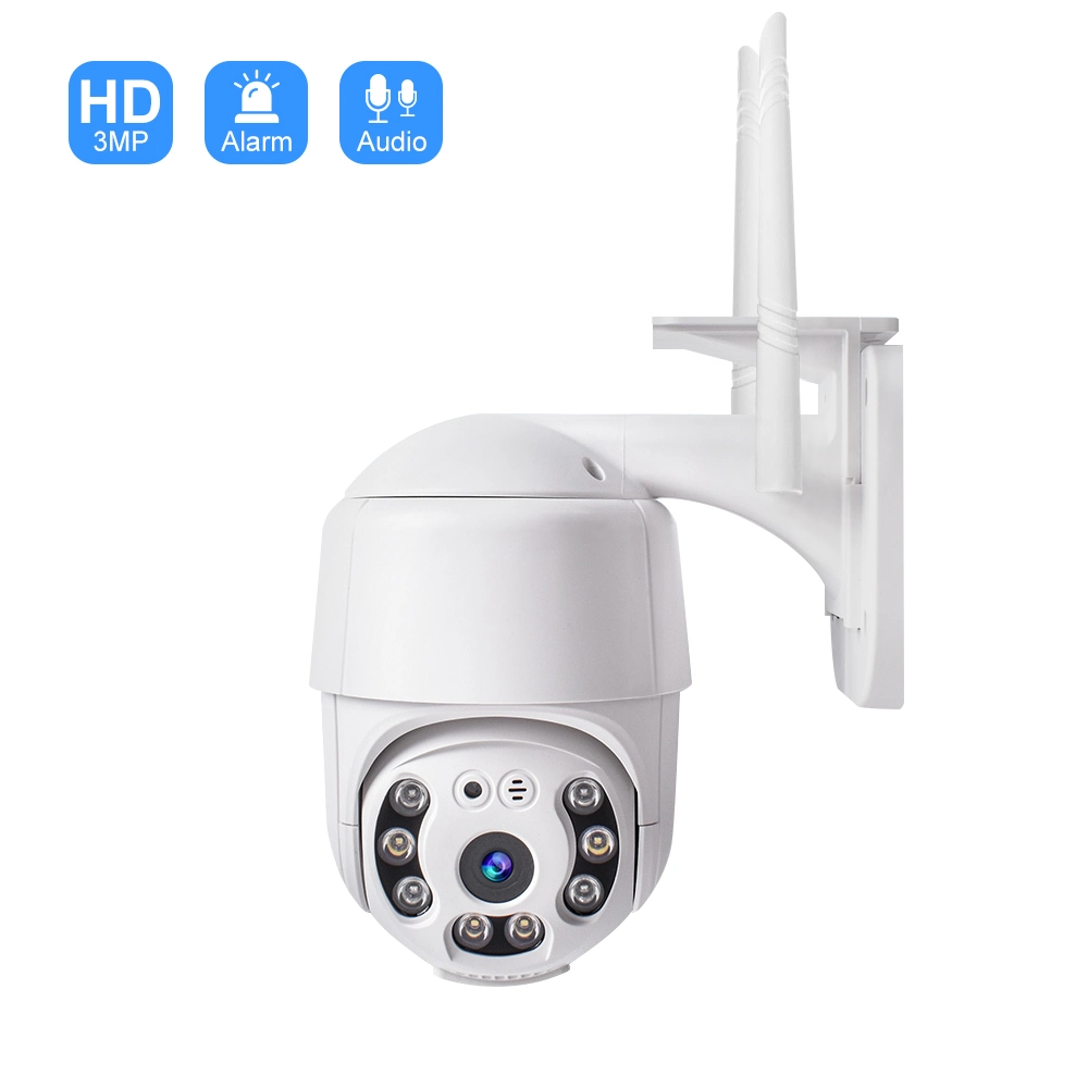 PTZ WiFi de 2,5 pulgadas resistente al agua IP66 Cámara CCTV inteligentes