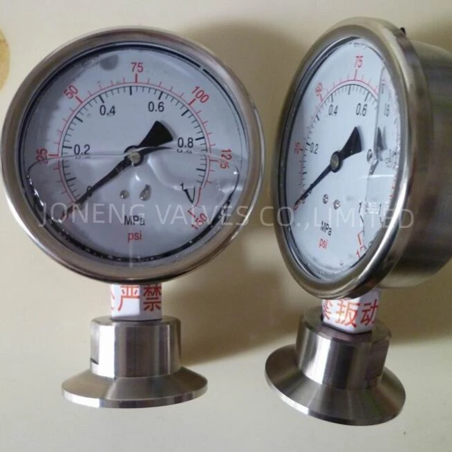 Stainless Steel Safety Pressure Gauge with Scale