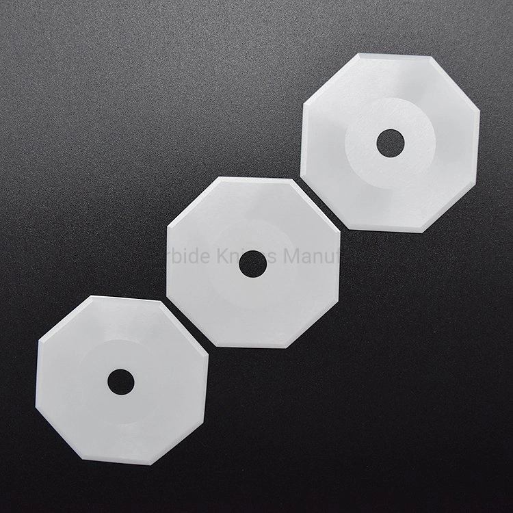 45mm Octagonal Ceramic Knife for Cloth or Leather Cutting Machine