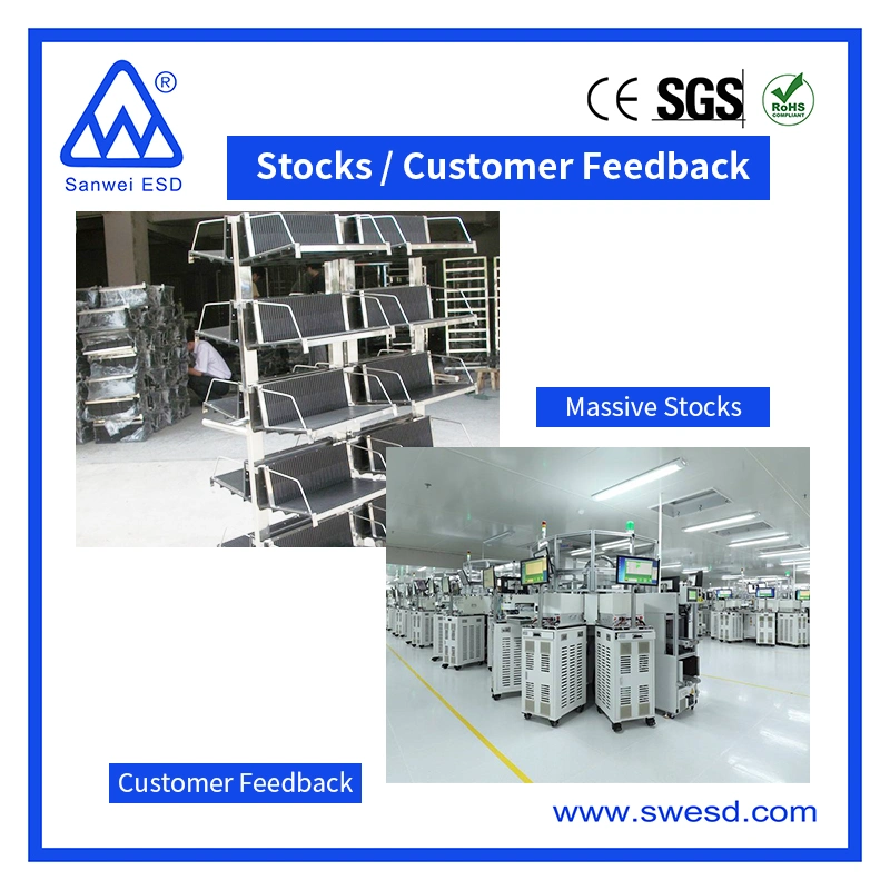 Antistatic PCB Circulation Rack for Industrial Cleanroom