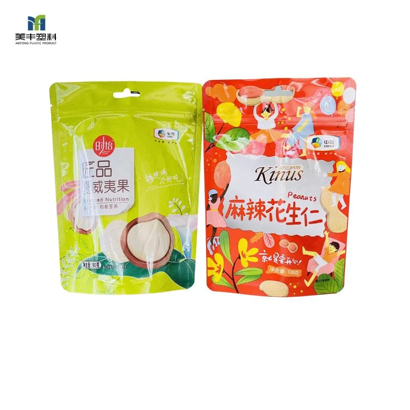 Mf Packet Supplier Plastic Packaging Zipper Food Tea Snack Stand up Pouch Zip Lock Gift Frozen Fruit Vegetable Rice Packing Vacuum Mylar Plastic Bag