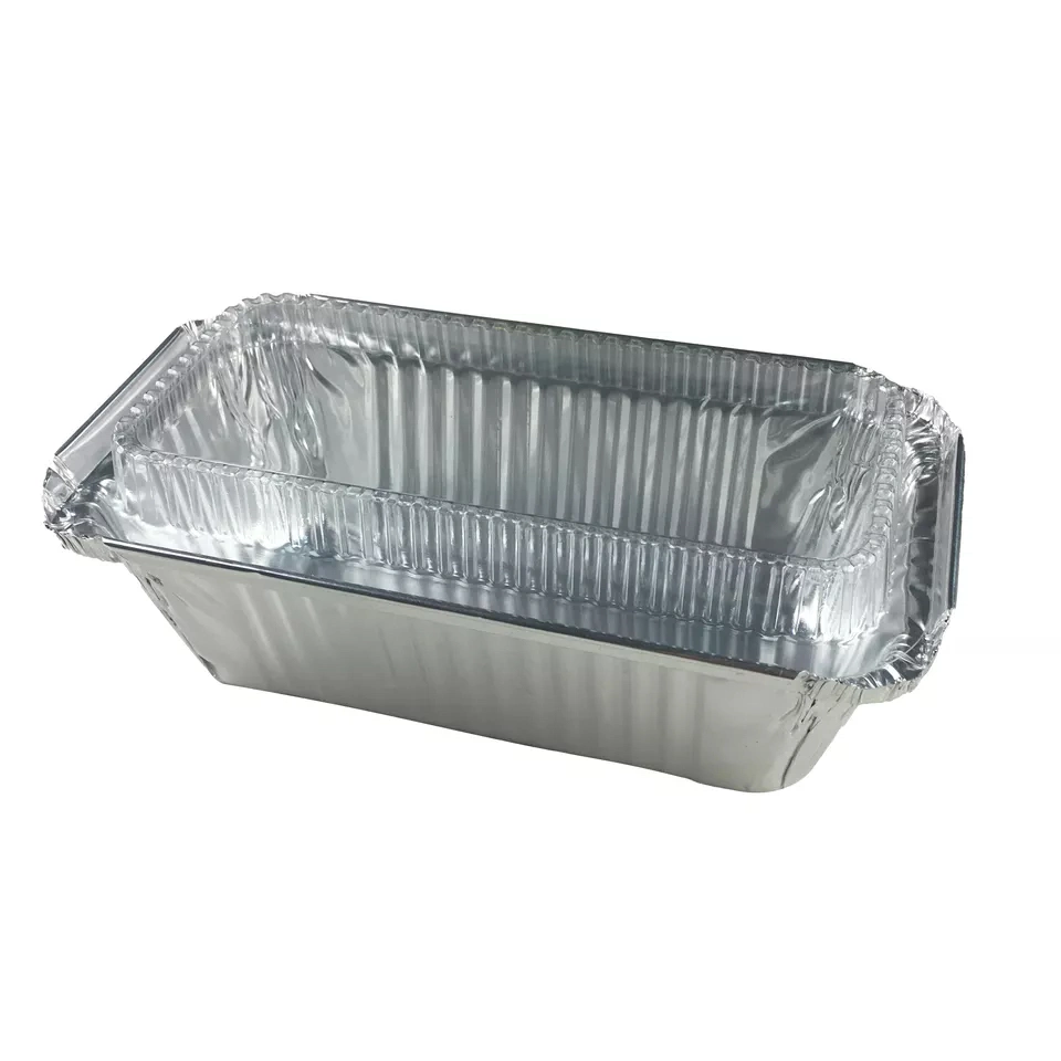 Disposable 35oz/1000ml Baking Used Aluminium Foil Container with Dome Lid