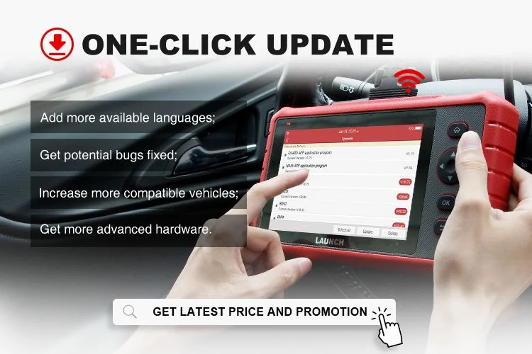 Launch Crp909X Crp909 X OBD2 Scanner All Full System ECU DPF TPMS Car Diagnostic Tool Automotive Professional Auto Scanner