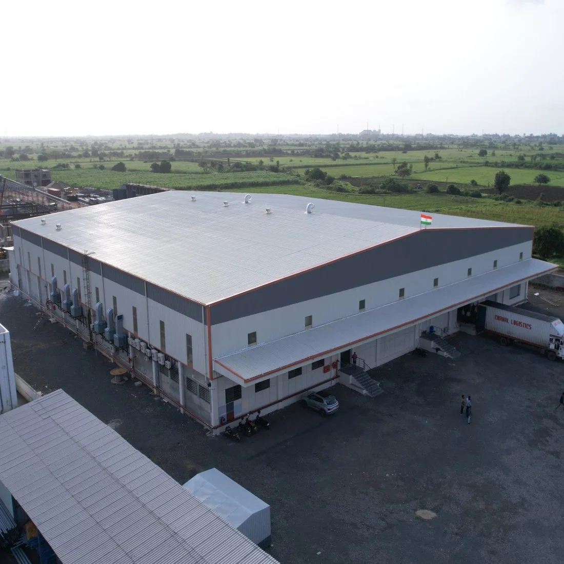 Prefabricated Light Steel Structure Industrial Prefab Metal Workshop Hall Modular Warehouse Building