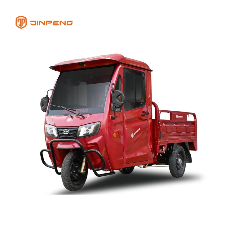 Jinpeng EEC Certificed Closed Cab Tricycle Closed Cabin Electric Tricycle Cargo