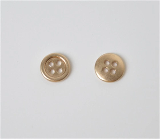 Custom Four-Eye ABS Plastic Electroplating Buttons Silver Golden Color Bt0722