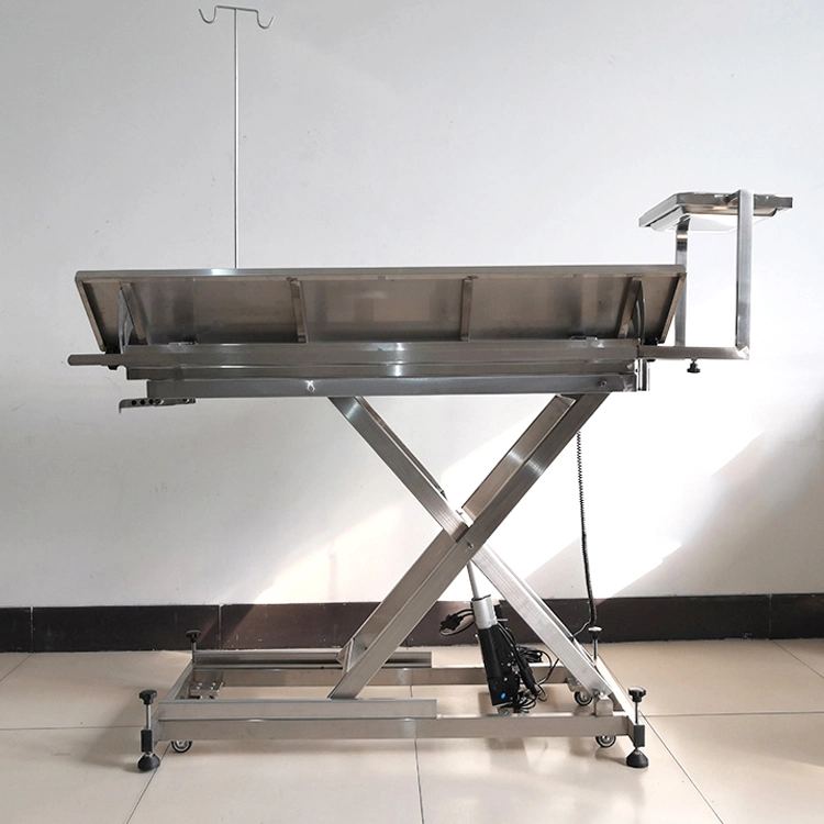 Supply Vet Clinic Stainless Steel Instrument Animal Pet Vet Examination Veterinary Surgical Table