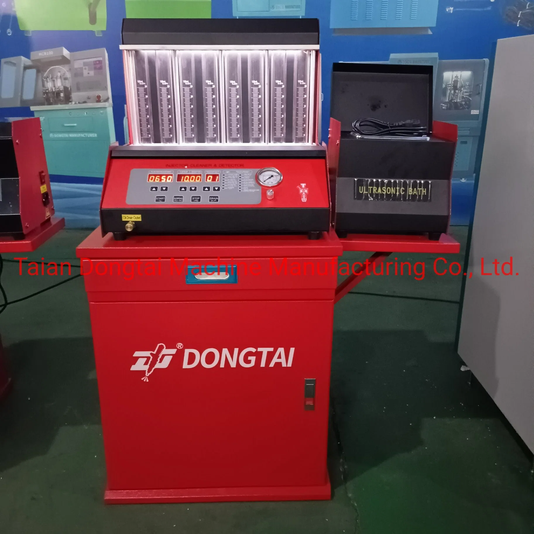 Dongtai Dtq200-8h Automatic Gasoline Direct & Port Injection Tester for Petrol Auto Car Injector Test and Ultrasonic Clean Injector Tester & Cleane