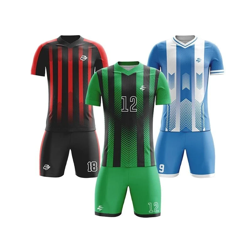 Custom Made Soccer Jersey Clothing 100% Polyester Sublimation Football Jersey