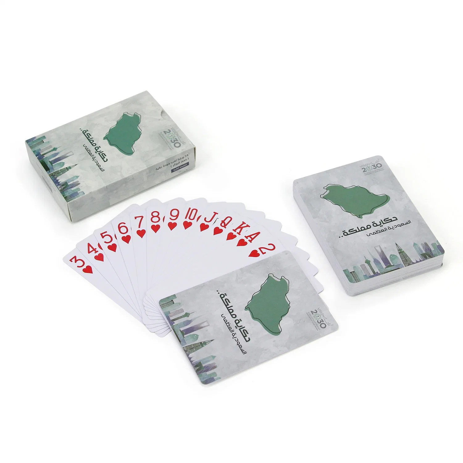 100% PVC maßgeschneiderte wasserdichte flexible bedruckbare Kunststoff PVC Poker Kuwait Karten Spielen