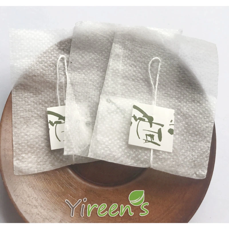 58 X 70mm Heat Sealing Corn Fiber Tea Bags, PLA Biodegraded Tea Filters, Triangle Pyramid Filter Bags, Could Customize Tags