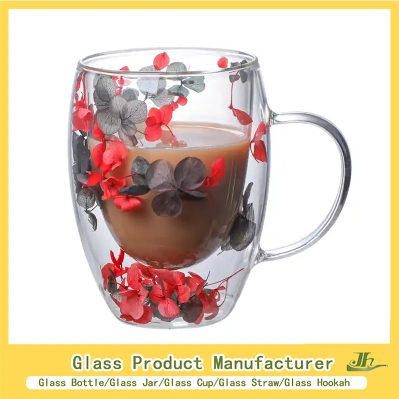 100ml,200ml,250ml,350ml,500ml,750ml Coffee/Beverage/Water/Tea/Milk/Juice/Wine/Brandy/Beer/Whisky High Borosillicate Double Wall Glass Mug Glass Cup Manufacturer