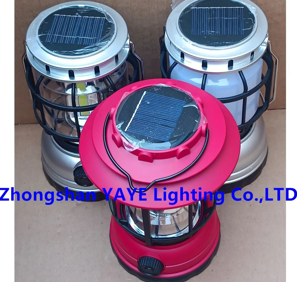 Yaye CE 2023 Hot Sell Solar Power IP66 20W LED Portable Emergency Camping Light with Lithium Battery/ 3 Years Warranty/ 1000PCS Stock/ Solar Factory