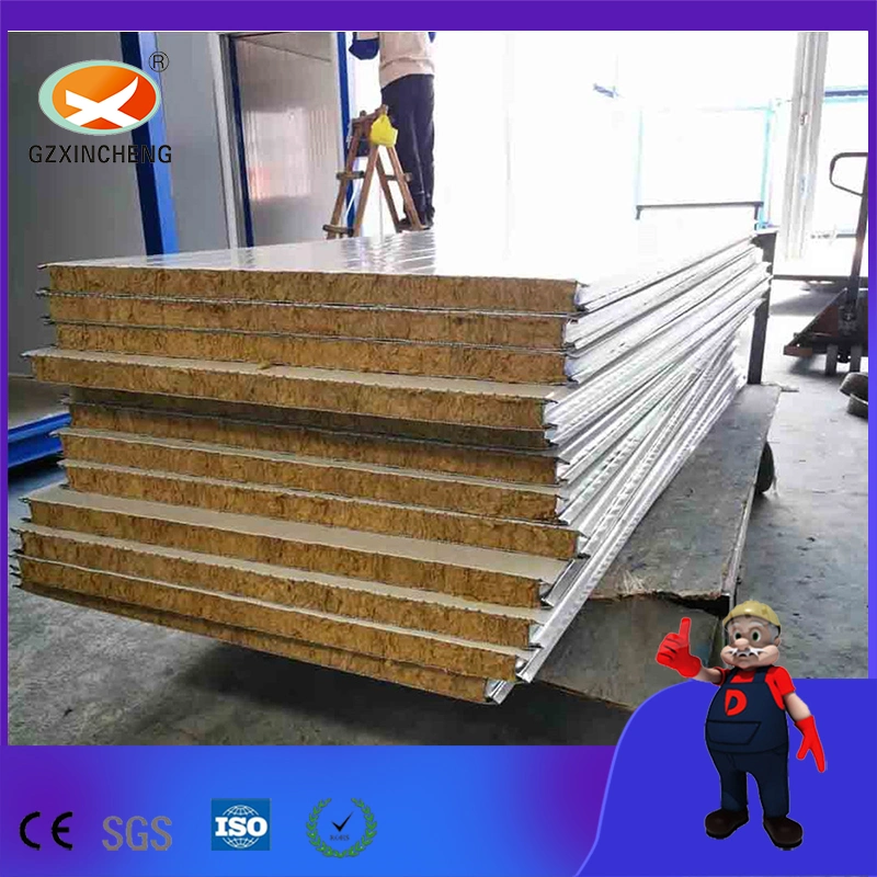 Light House Original Factory Price Rock Wool Sandwich Panel Interior Exterior Roof Wall