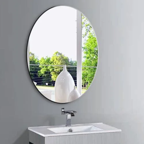 Hot Selling Silver Real Glass Craft Square Round Mirror Tile