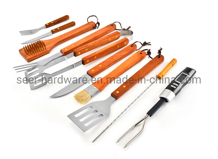 5PCS BBQ Tool with Plastic Case Packaging (SE3998)