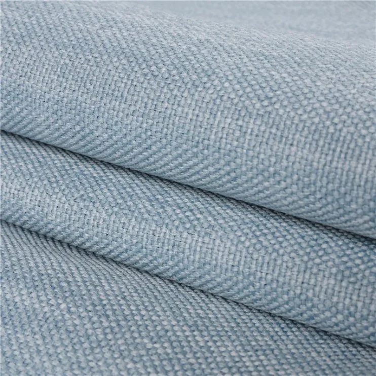 Polyester Neue Ankunft Leinen Look Stoff Polsterung Möbel Sofa Vorhang Stoff Home Textil China Fabrik