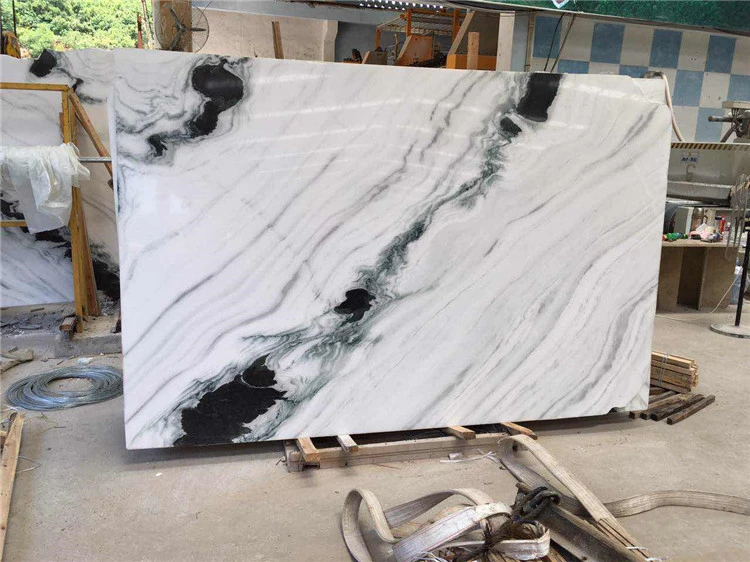 Cheap Chinese Panda Black/White Marble/Stone Bathroom/Wall/Panel Cladding Stone Floor Skirting/Tile