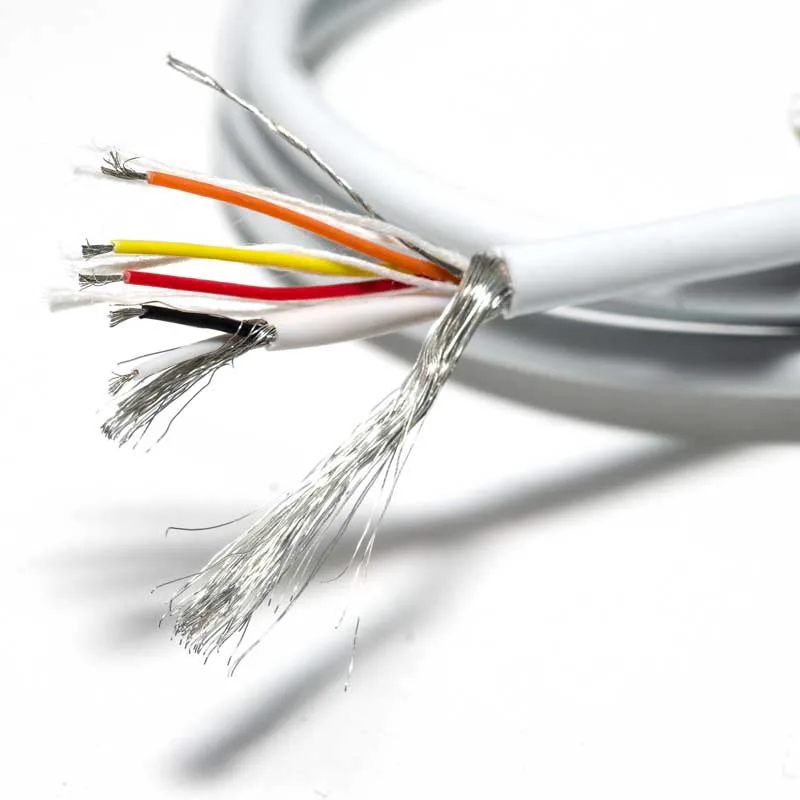 (1P 2+3+3c) 5, cable apantallado Oxímetro de pulso de la SpO2 Cable del sensor