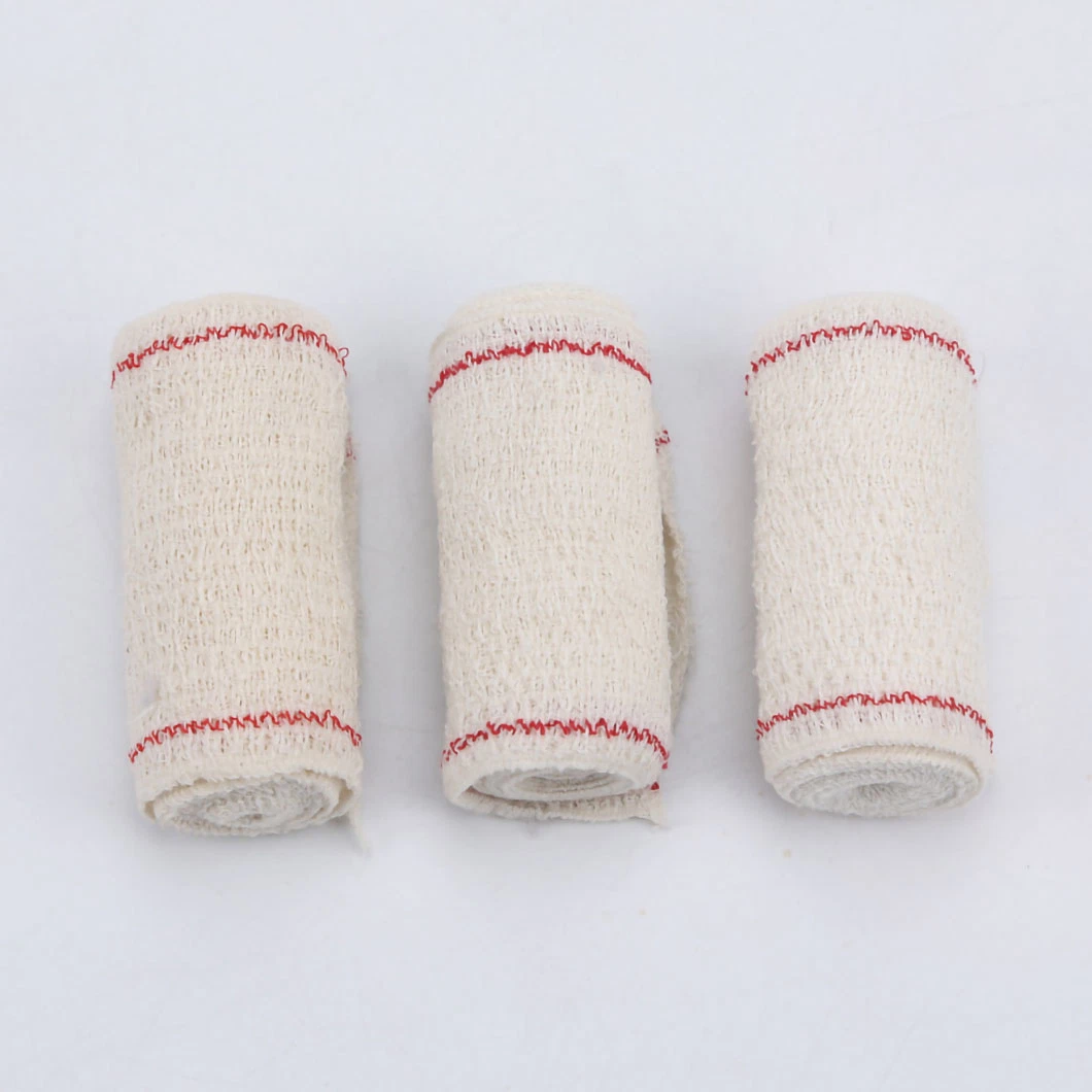 Skin Color Wholesale/Supplier 100% Cotton Spandex Crepe Elastic Bandage