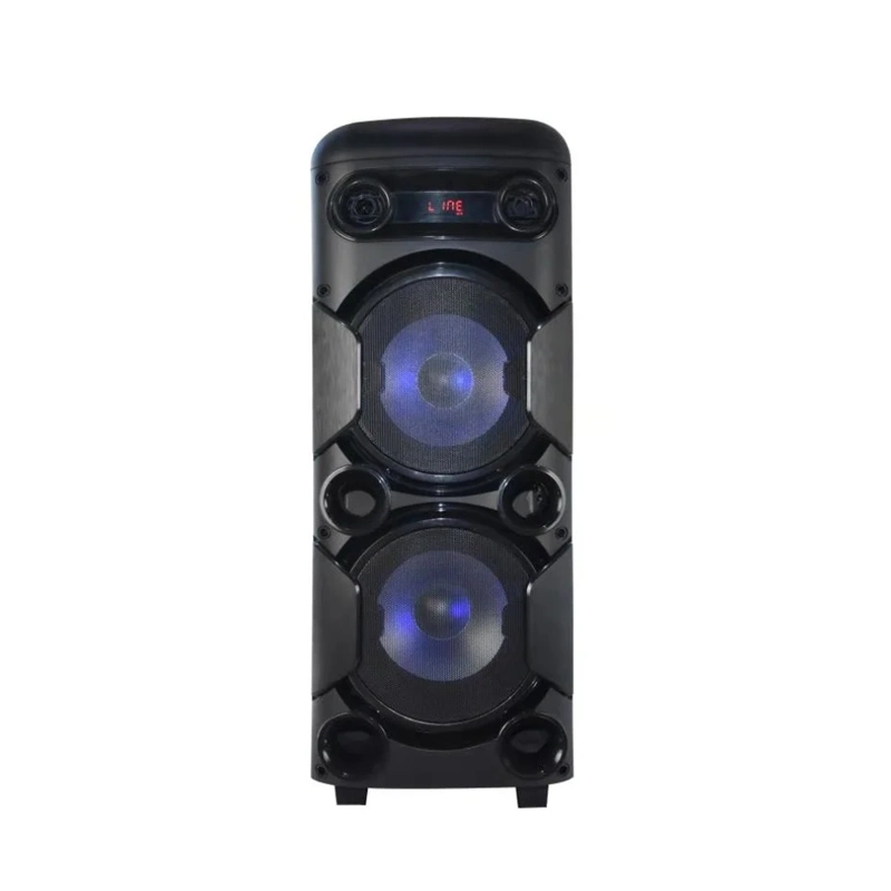 Dual 8 Inch 60W RMS Portable Rechargeable Wireless Bluetooth Speaker