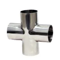 Sanitary Stainless Steel Round Equal Cross