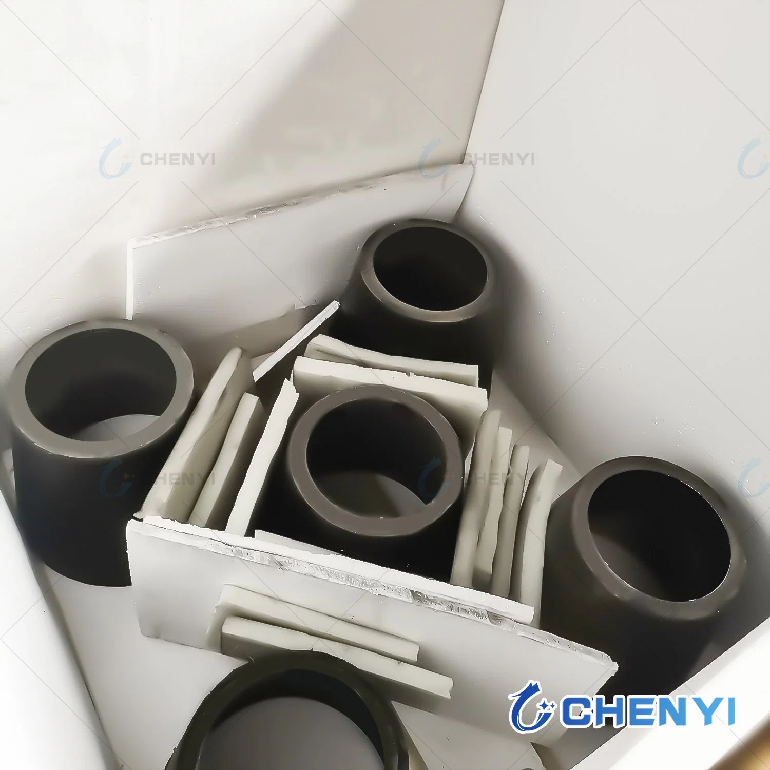 Abrasion Resistant Steel Plate/Tube Silicon Carbide Ceramic Liner for Mine Industry