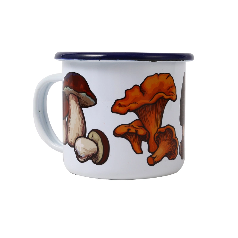 Heat Transfer Sublimation Enamel Camping Coffee Mug Cup with Logo Printing