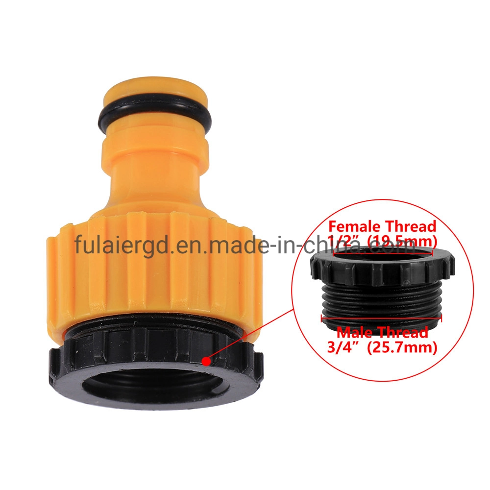 1/2" 5/8" 1" tubo de agua manguera de empalme acoplador de reparación Conector rápido adaptador grifo de riego de jardín