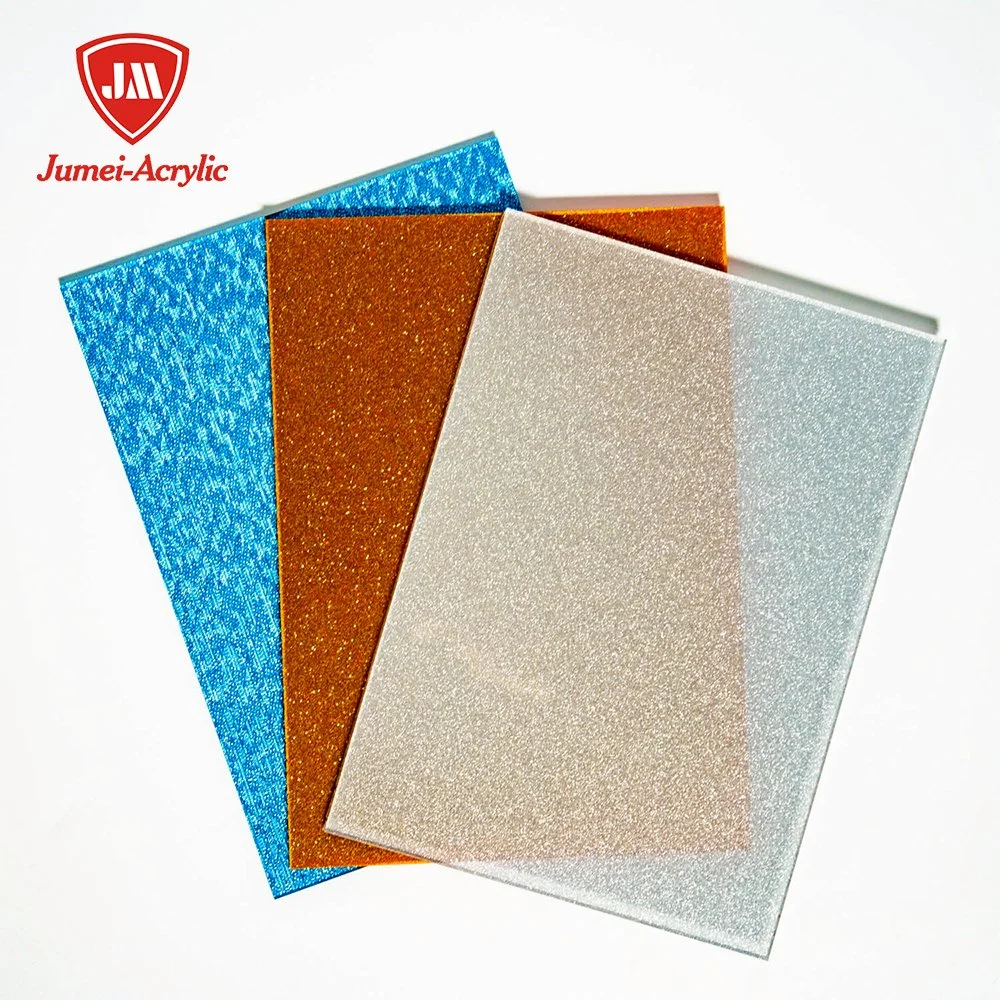 100% Pure Virgin Jumei Chinese Advanced Glitter Fabric Acrylic Sheet with Excellent Supervision