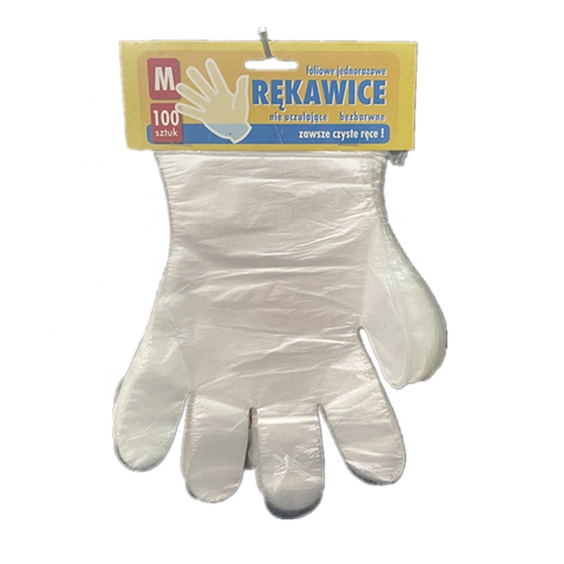 Wholesale Food Grade HDPE Plastic Kitchen Disposable Gloves