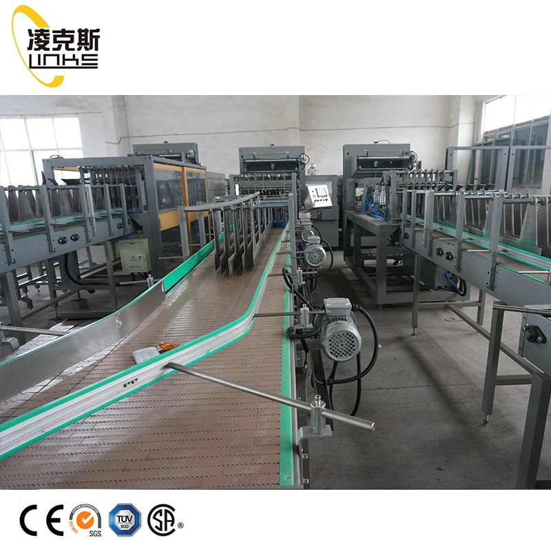 PE Film Grouped Packing Packaging Machinery Shrink Packing Auto Bottle Shrink Wrap Packing Machine Automatic Packaging Machine Plastic Pallet Wrapping Machines