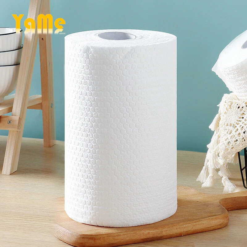 Highly Absorbent Oil Bamboo Paper Towels 2 Ply Kitchen Tissue Paper as Your Request Toilet Tissue Papers