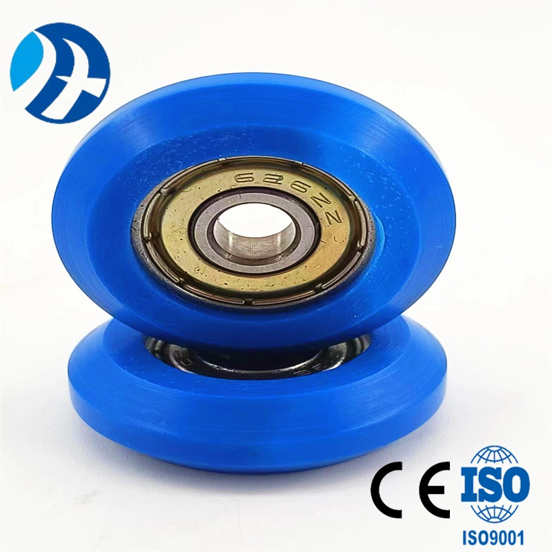 Type 626 Blue Good Quality Factory ODM OEM Bearing Pulley/Sheave Coated Nylon for Machine Size 6*30*9mm