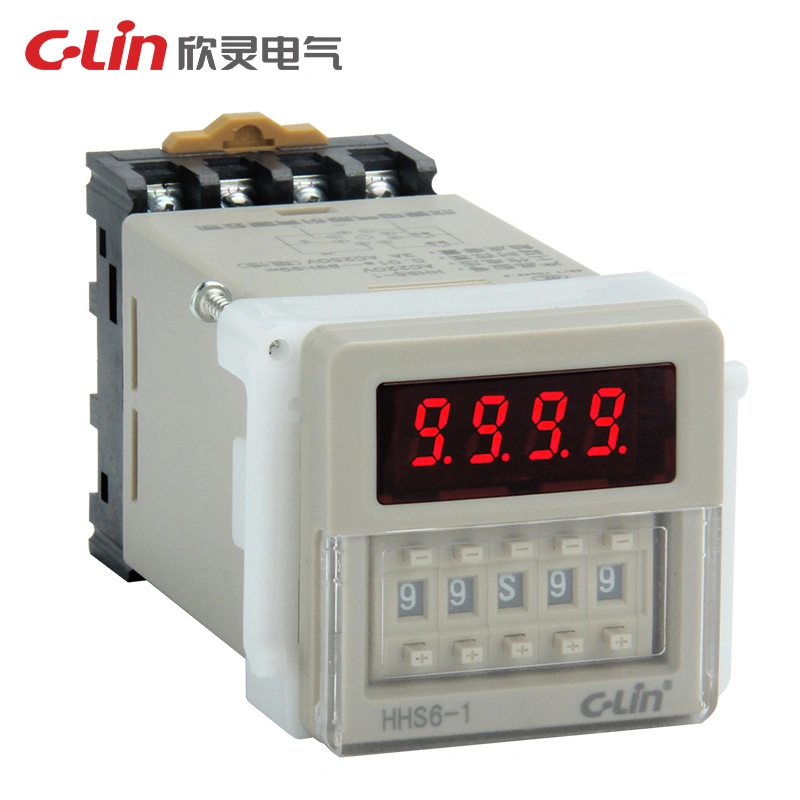 Hhs6-1 LED Display Time Delay Relay with on-Delay Operation