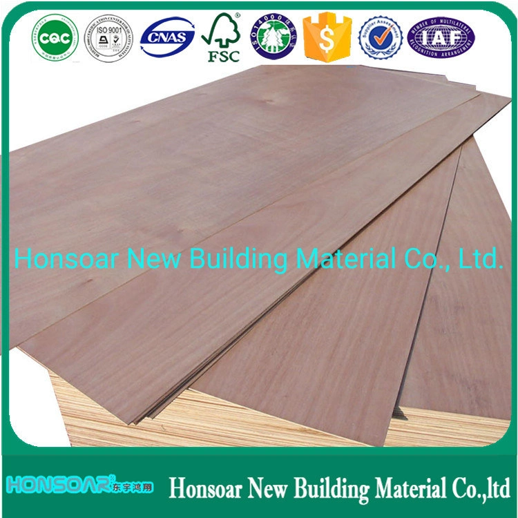 High quality/High cost performance Bintangor/Okume Commercial Plywood for Building Material