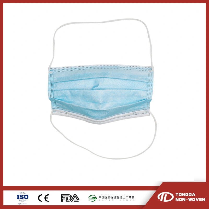 High quality/High cost performance  3 Ply Nonwoven Head Loop Face Mask