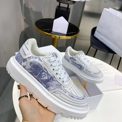 Casual Low Top Sneakers Tiger Embroidery Outdoor Running Shoes