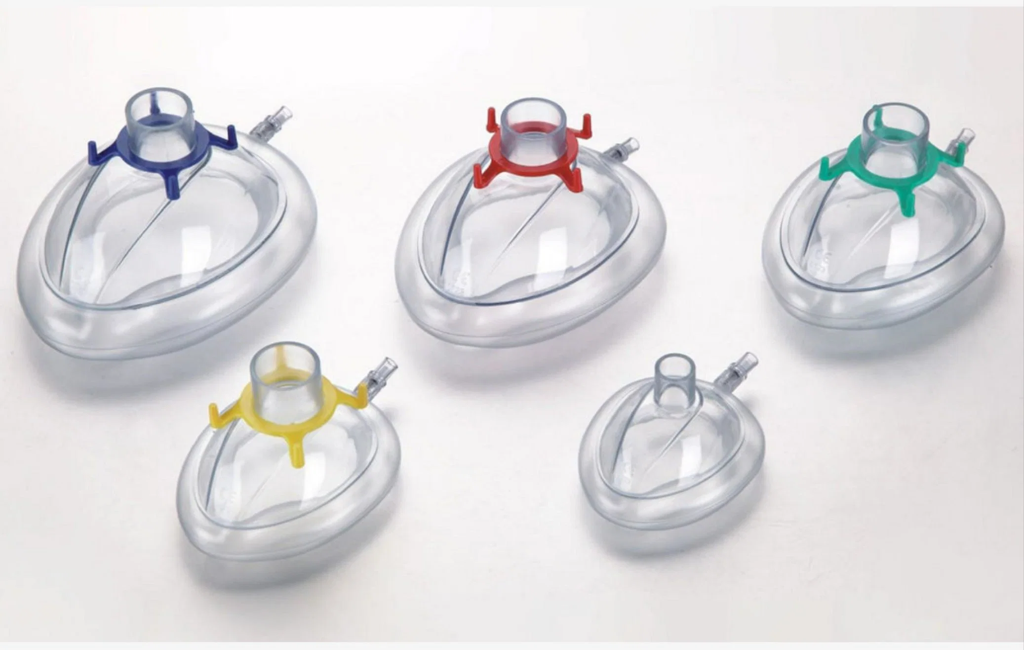 Medical Breathing PVC Anesthesia Masks for Adult or Infant Size