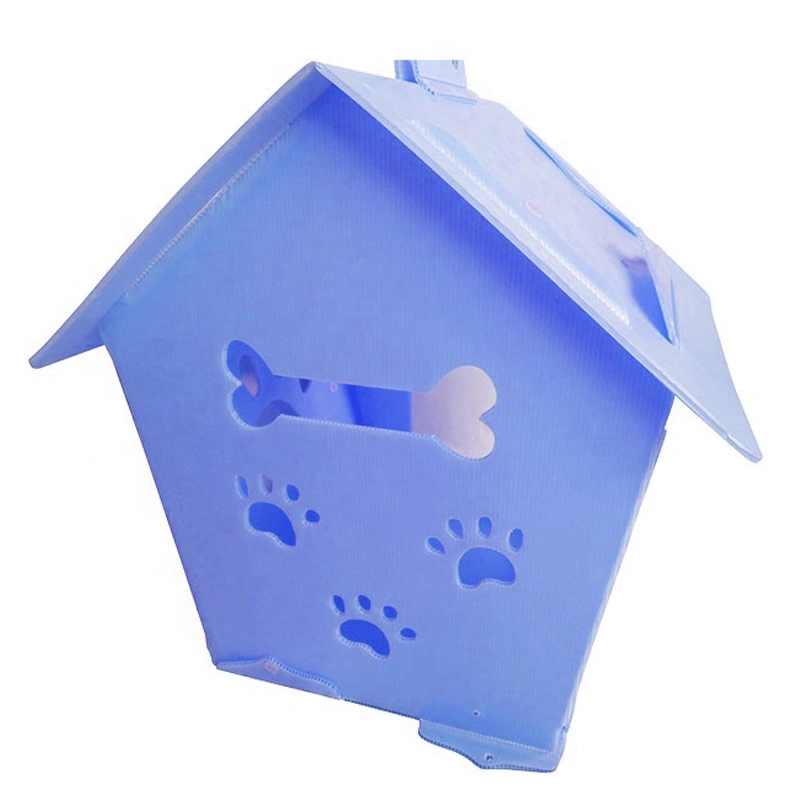 Coroplast Corrugated Plastic/PP Cat and Dog House as Pet Case