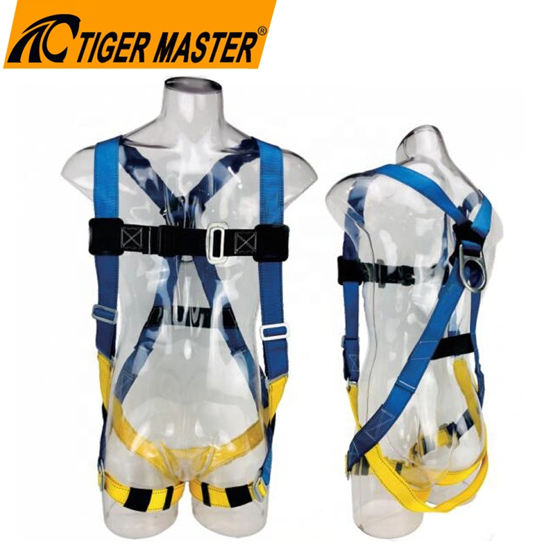 Polyester Webbing Anti-Falling Dorsal D Ring Adjustable Thigh Safety Harness Full Body Protection Safety Belt