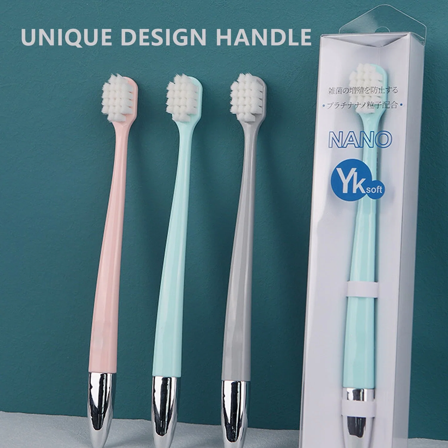 10000 Ultra Soft Bristle Multiple Colors Adult Manual Toothbrush