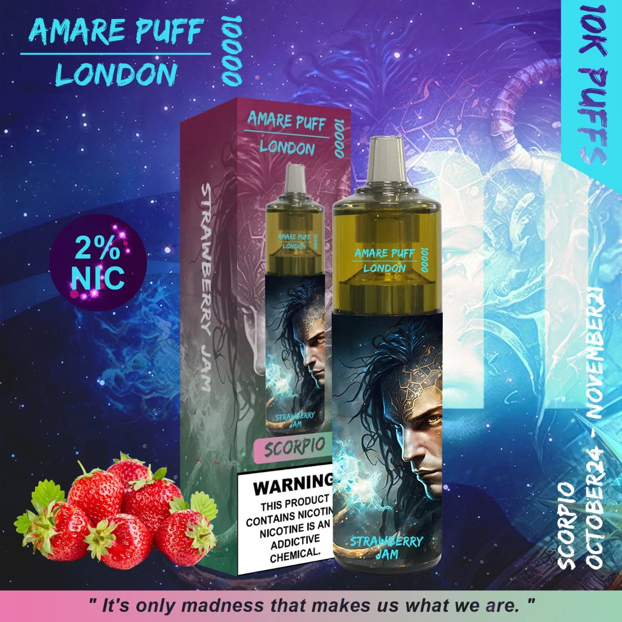 Amare Puff London 10000 zündet EGO CE4 Elektrische Zigarette Puff Tornado Cloud Bar 10000 Puffs