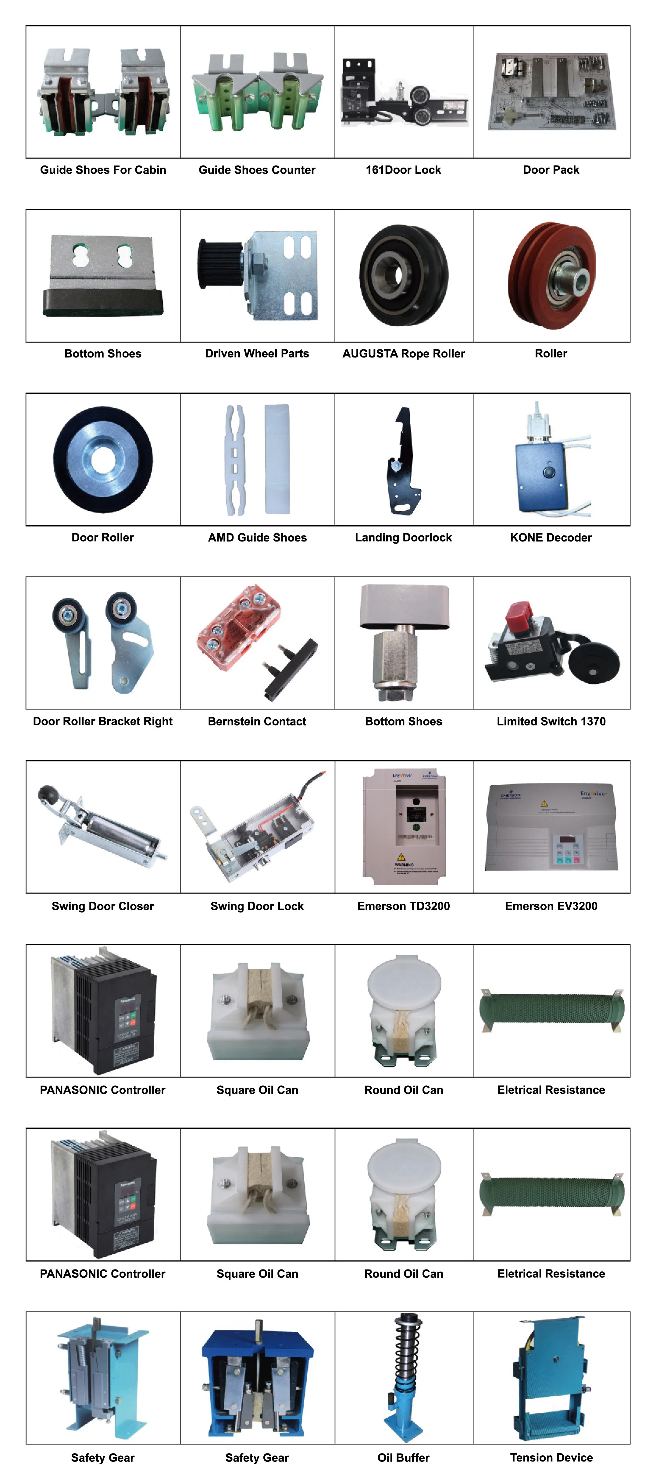 Elevator Door Motor Controller Landing Door Device Sill Lock Slider Operator Encoder Elevator Door Parts